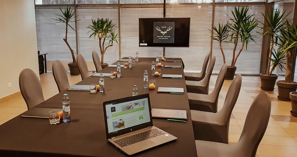 Zaplecze biznesowe lub konferencyjne w obiekcie Hotel Echo