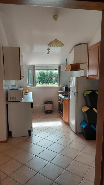 Kuchyň nebo kuchyňský kout v ubytování Apartma Viva