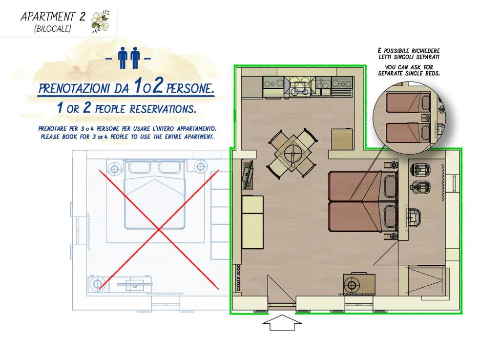 Appartamento Il Gelsomino - Apartamento De Dos Habitaciones