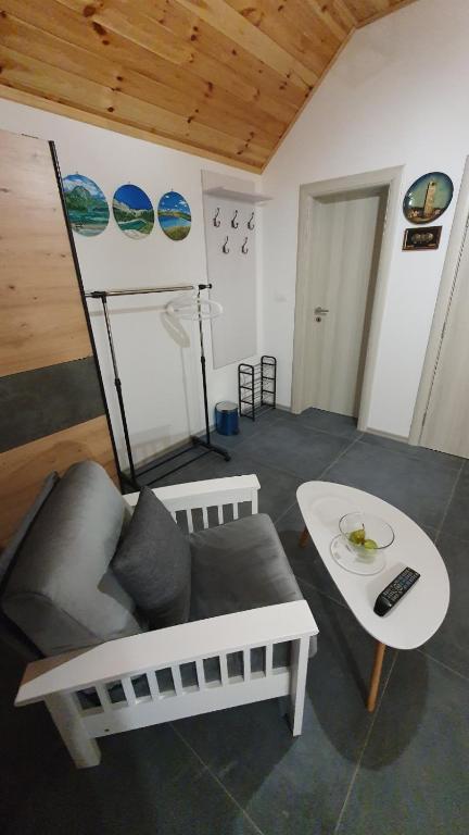 Posezení v ubytování VIP Durmitor
