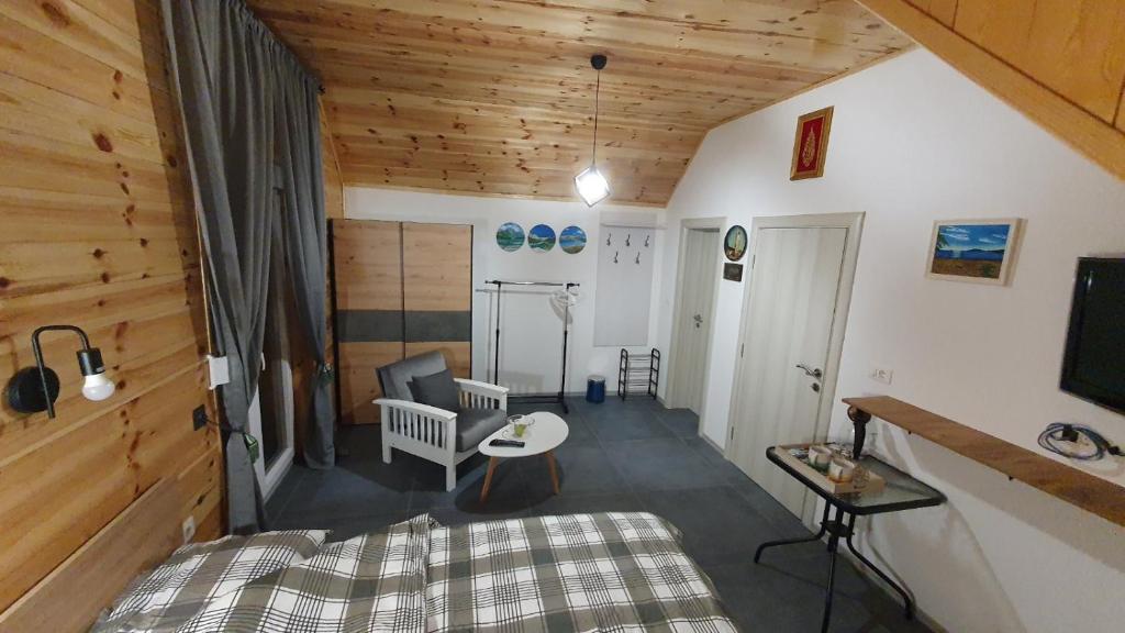 Postel nebo postele na pokoji v ubytování VIP Durmitor