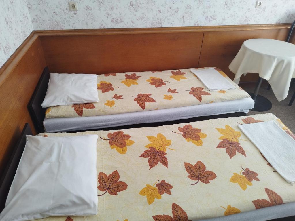 Postel nebo postele na pokoji v ubytování Ośrodek Wypoczynkowy HALIN