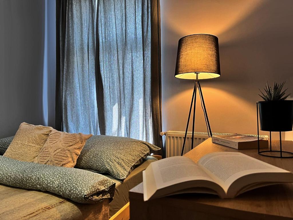 Posezení v ubytování Apartament Sudeckie Boho