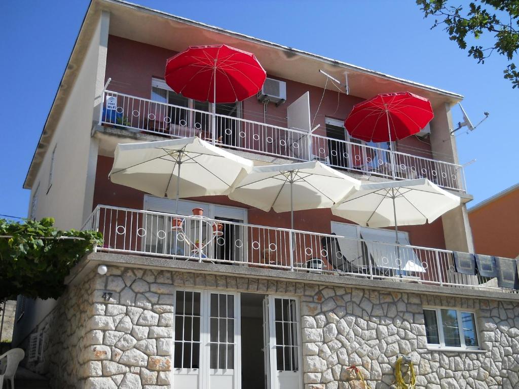 Balkón nebo terasa v ubytování Apartments Anita
