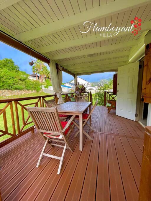 Balkón nebo terasa v ubytování Relaxing Villa Flamboyant T2 - Grand Case Beach - Saint-Martin