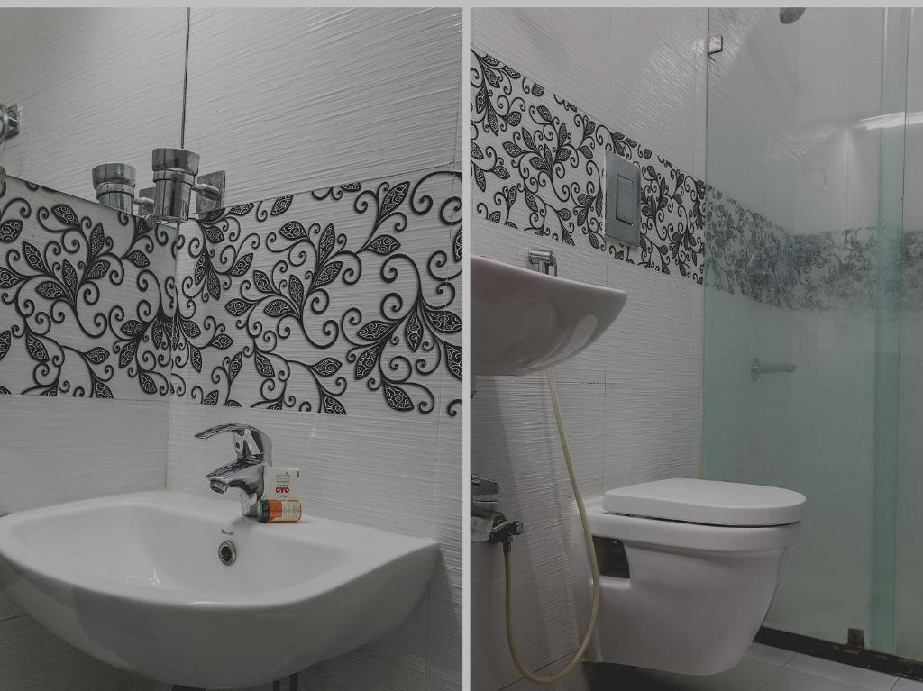Koupelna v ubytování Super Hotel O Src Grand