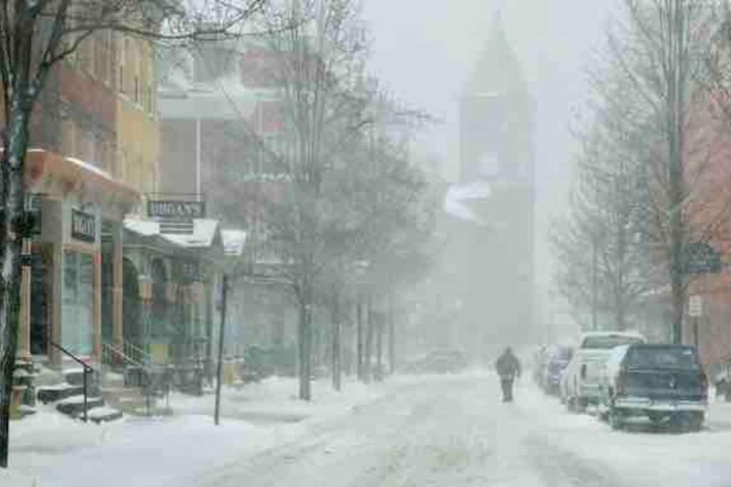 In The Heart Of Jim Thorpe (with your own parking) v zimě