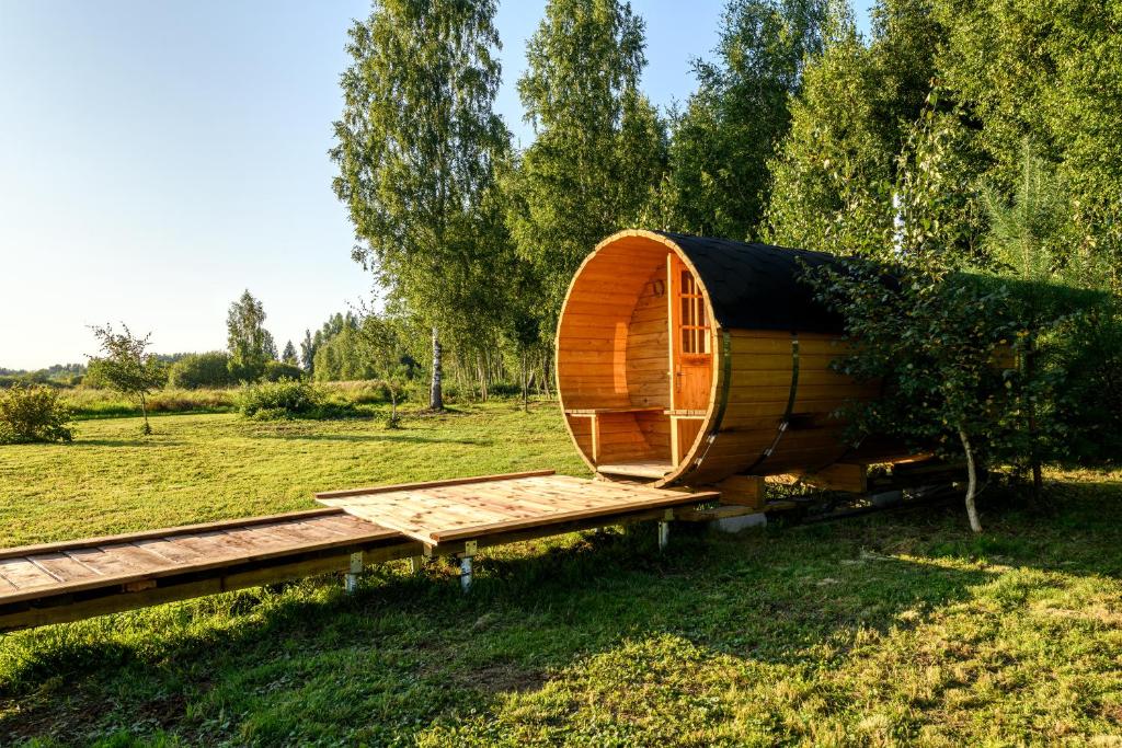 Zahrada ubytování EstBergHouse Klaasmaja