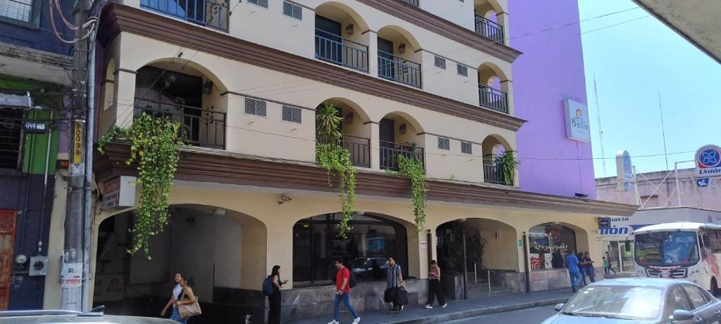 Budova, kde se hotel nachází