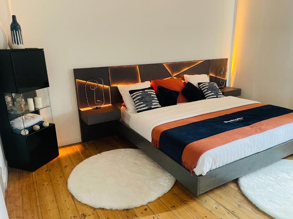 Postel nebo postele na pokoji v ubytování Maison "Au fil de l'eau"