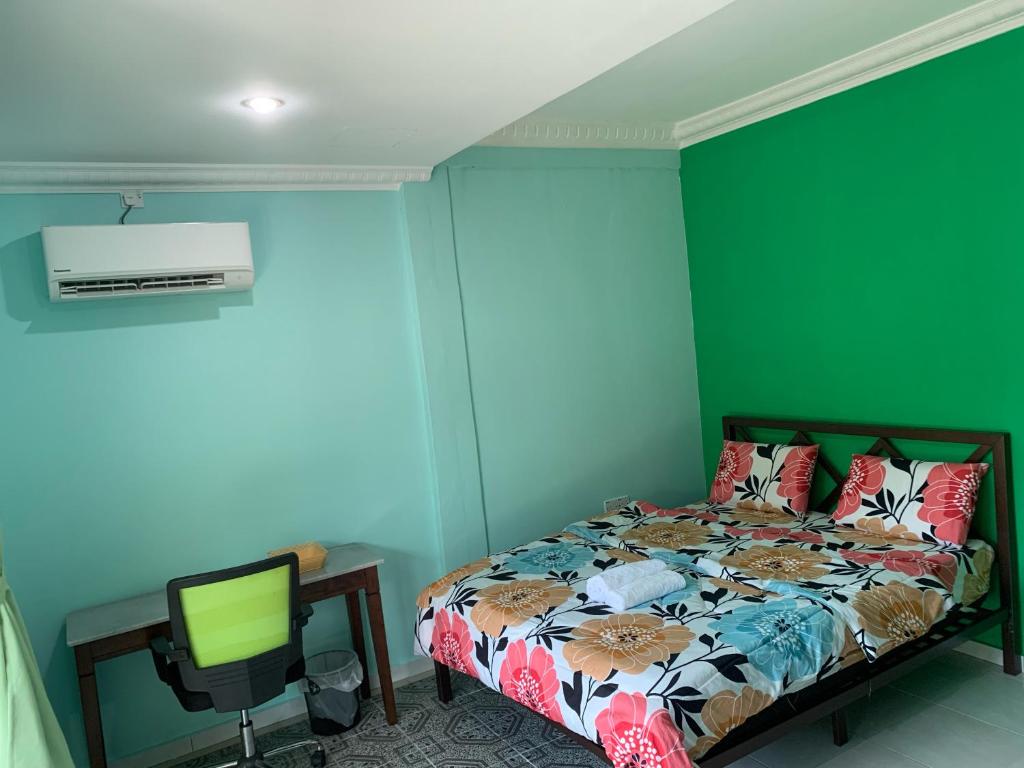 Postel nebo postele na pokoji v ubytování Myoldhouse