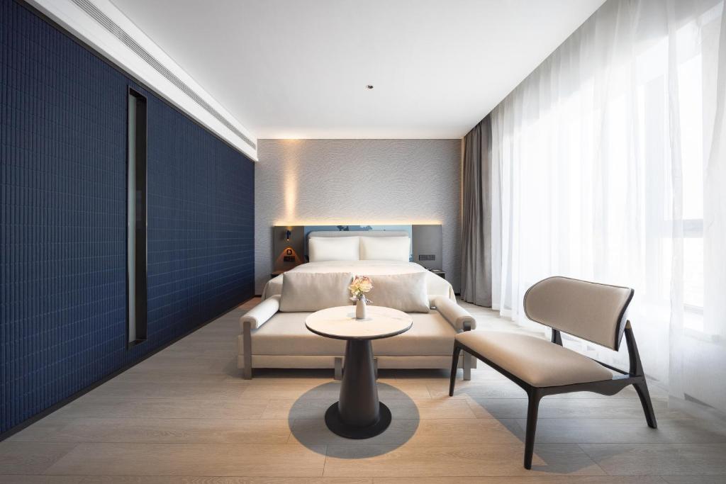 Posezení v ubytování Atour Light Hotel Shenyang Yuhong Plaza Metro Station