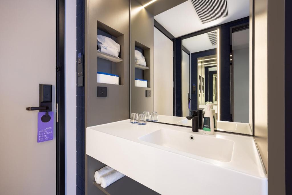 Koupelna v ubytování Atour Light Hotel Shenyang Yuhong Plaza Metro Station