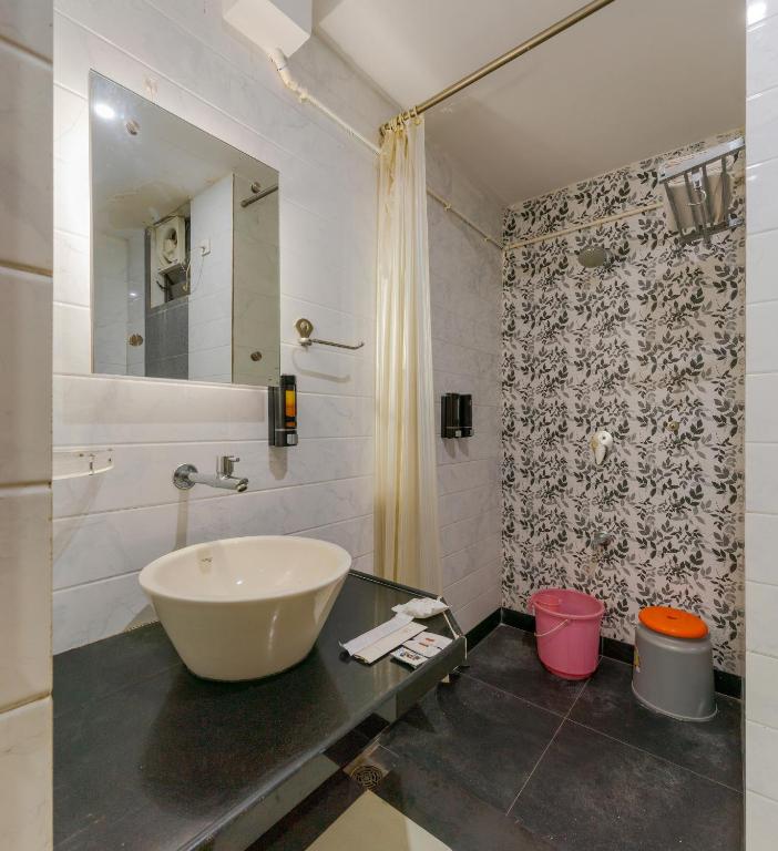 Koupelna v ubytování Hotel Vihar Deluxe