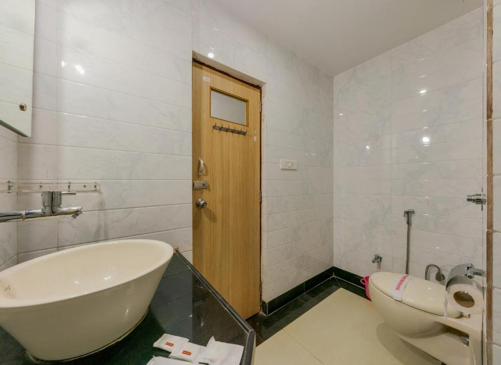 Koupelna v ubytování Hotel Vihar Deluxe