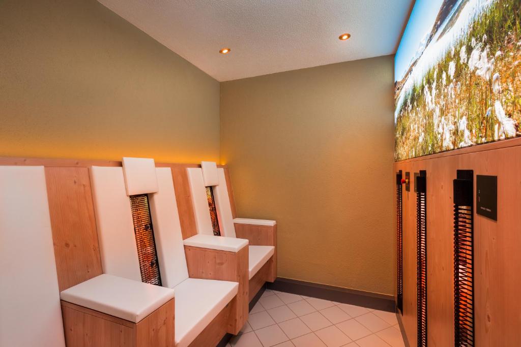 Koupelna v ubytování Hotel Grissemann