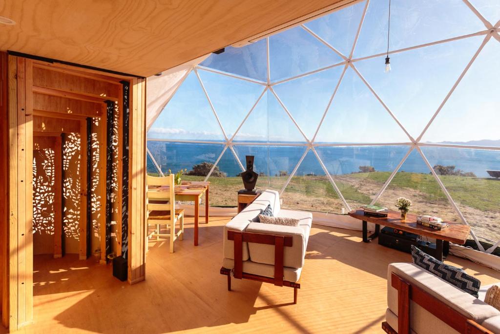 Příroda nedaleko luxury tent
