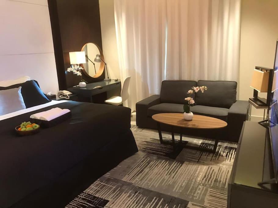 Posezení v ubytování Dana Hotel Residence1