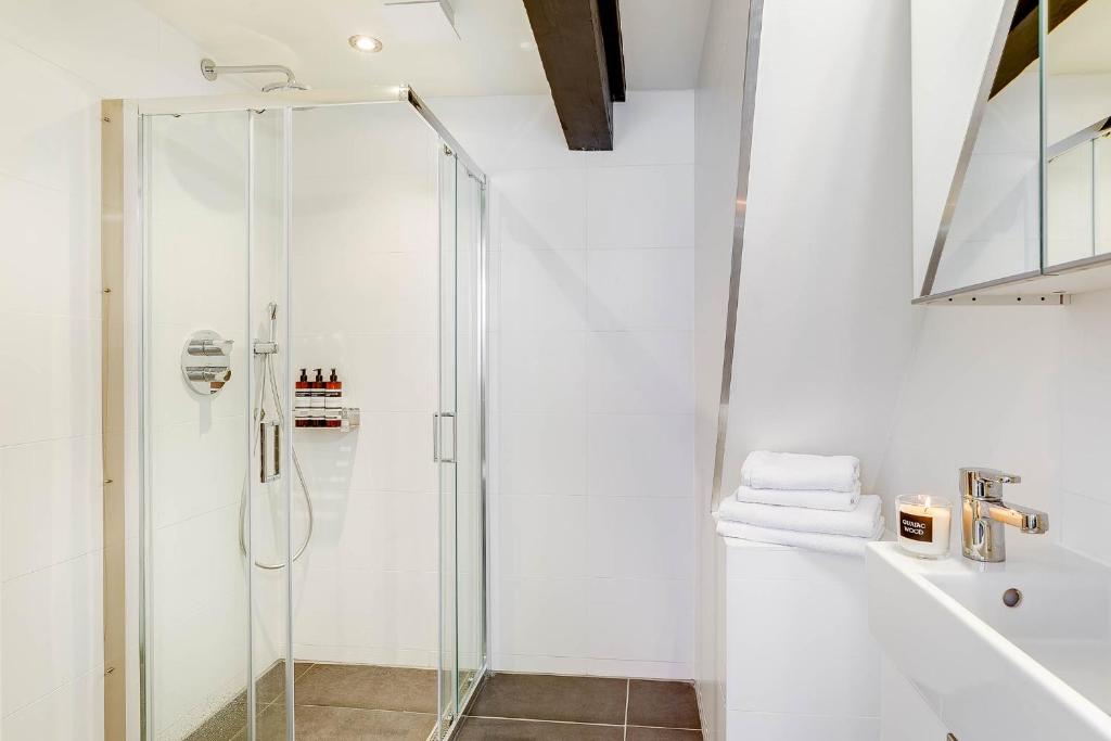 Koupelna v ubytování Haarlem Hotel Suites