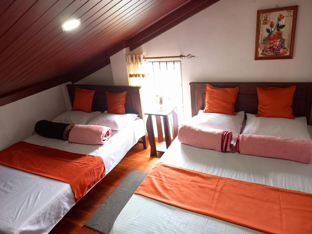 Postel nebo postele na pokoji v ubytování Manel Villa.