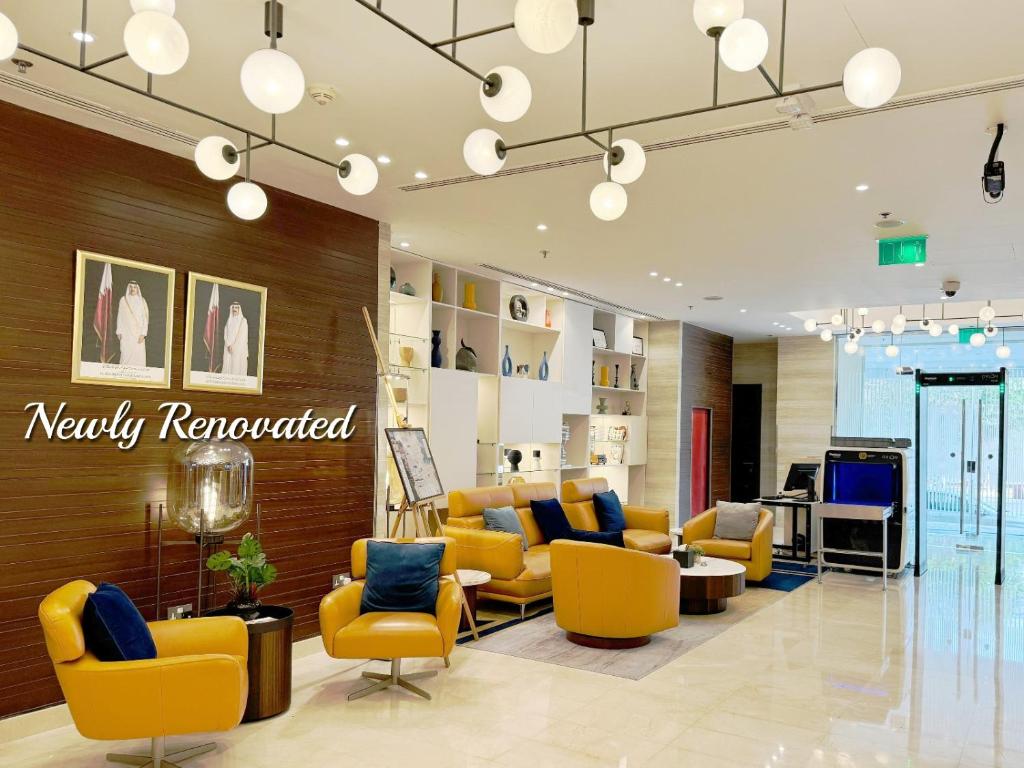 Istumisnurk majutusasutuses Ramada Encore Doha by Wyndham