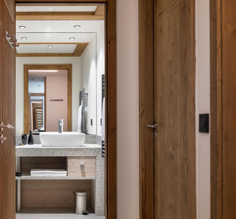 Koupelna v ubytování MGM Hôtels & Résidences - Hôtel Laska