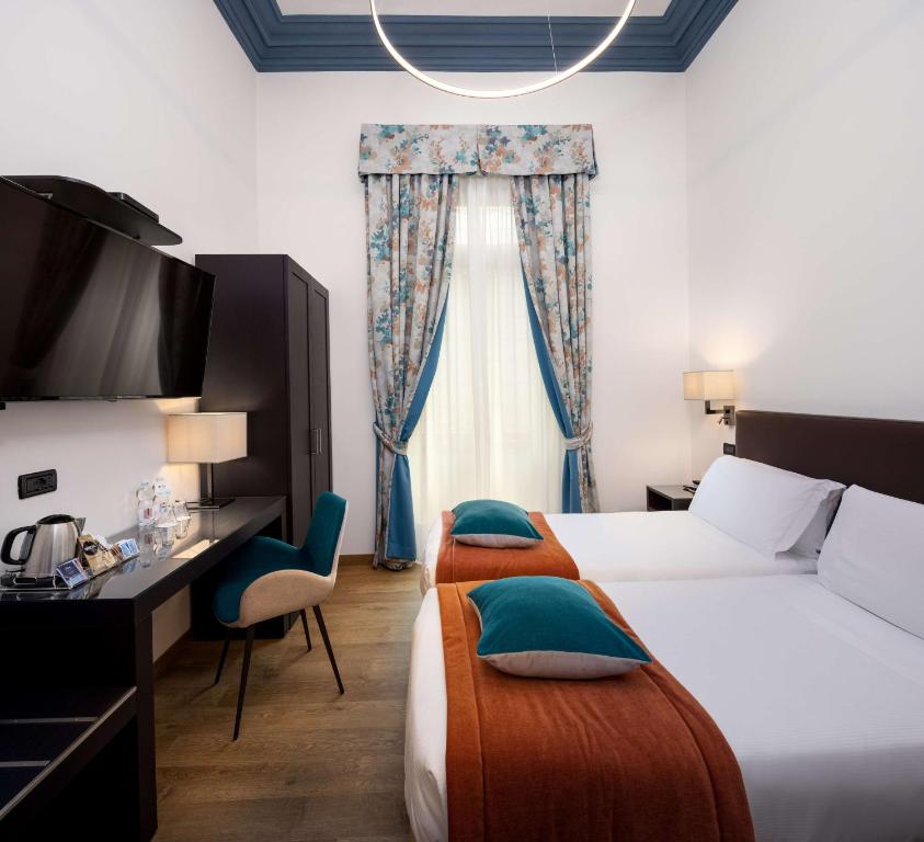 Postel nebo postele na pokoji v ubytování Best Western Plus Hotel Genova