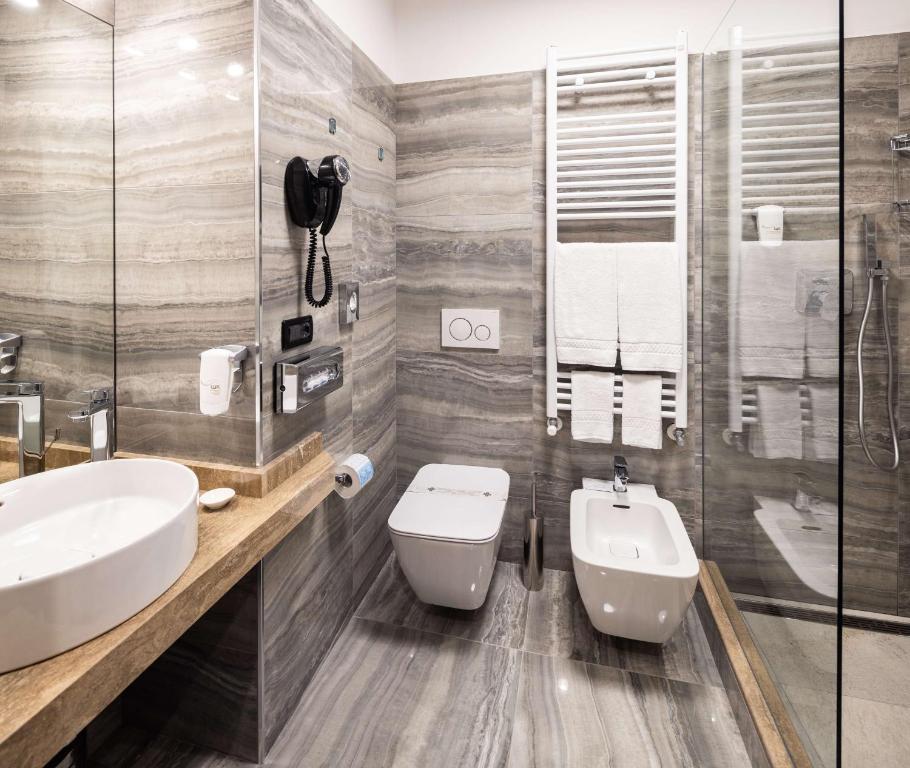 Koupelna v ubytování Best Western Plus Hotel Genova