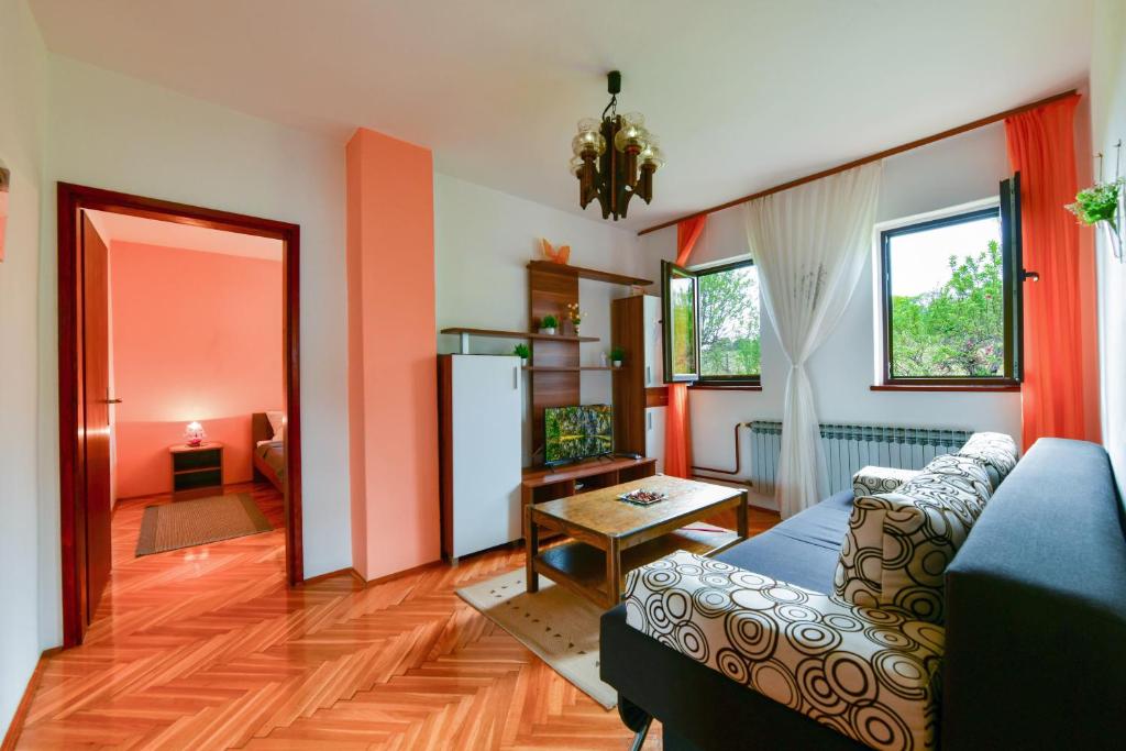 Et opholdsområde på Apartment ADAM