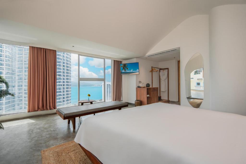 Rustic Ocean View Double Room