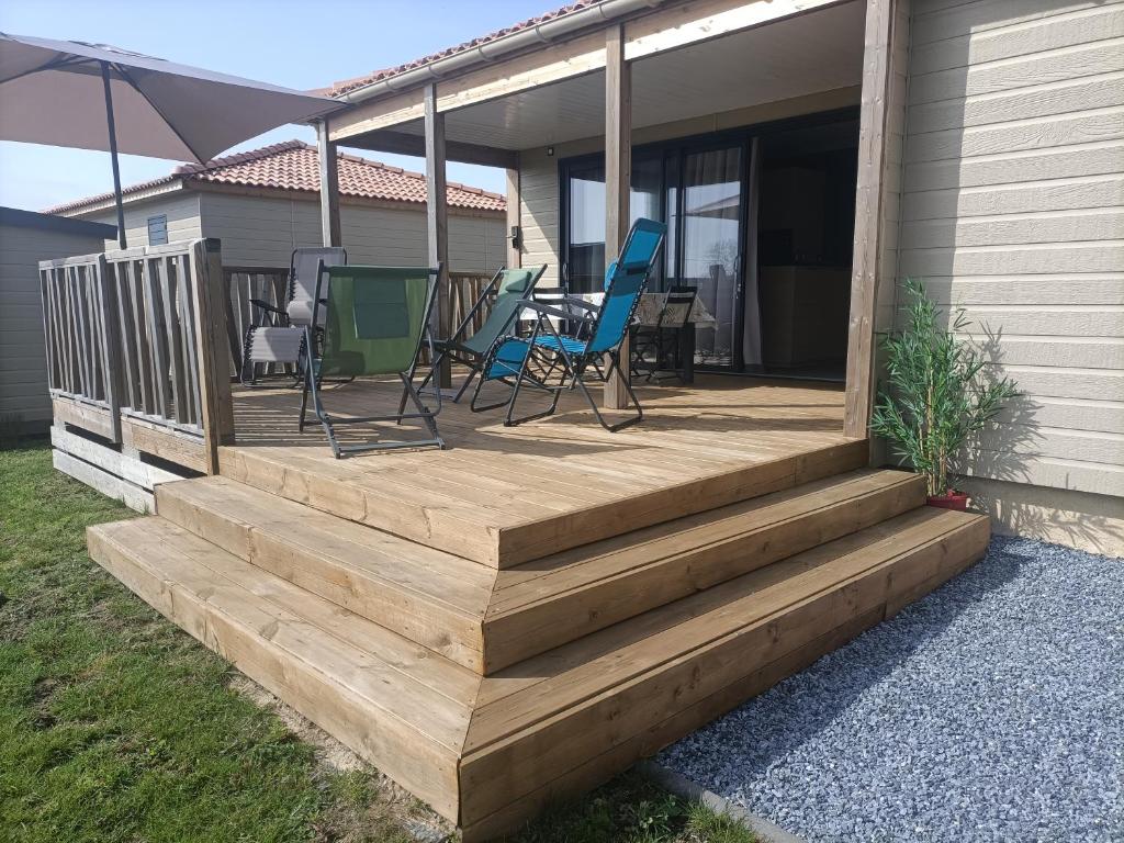 cottage familial piscine et spa dans les Landes - 三卧室度假屋