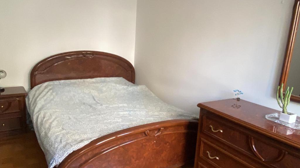 Postel nebo postele na pokoji v ubytování Apartment Zvezdara