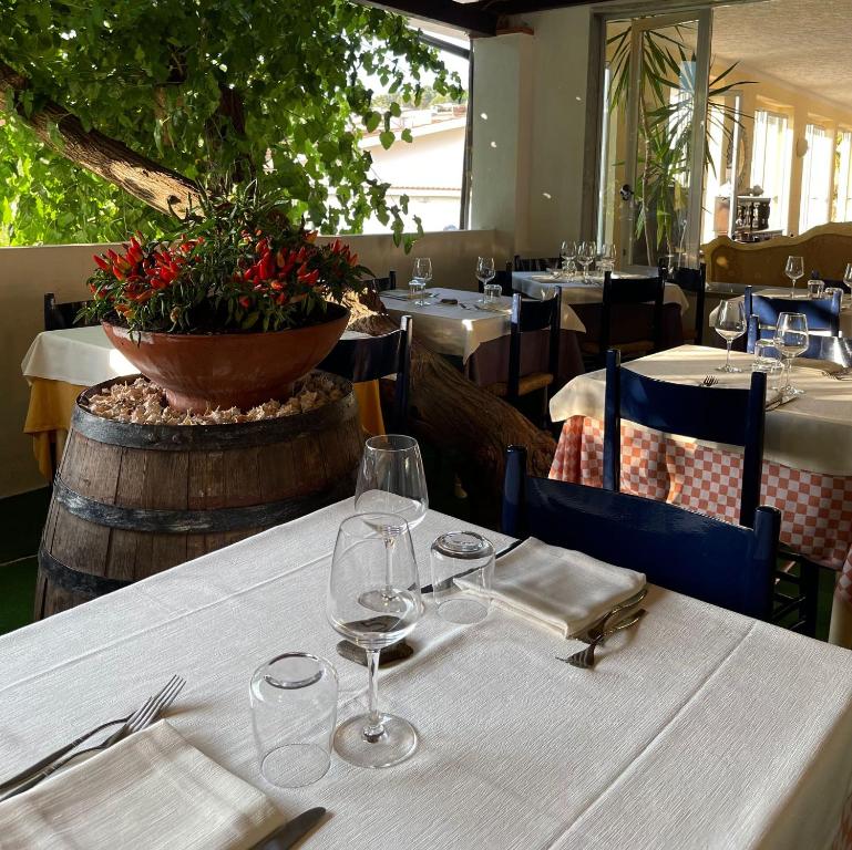 Restaurace v ubytování Cinquestelle Albergo del centro storico