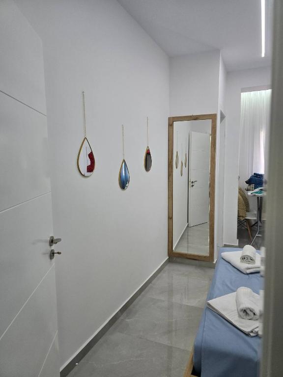 Postel nebo postele na pokoji v ubytování Duka Apartment