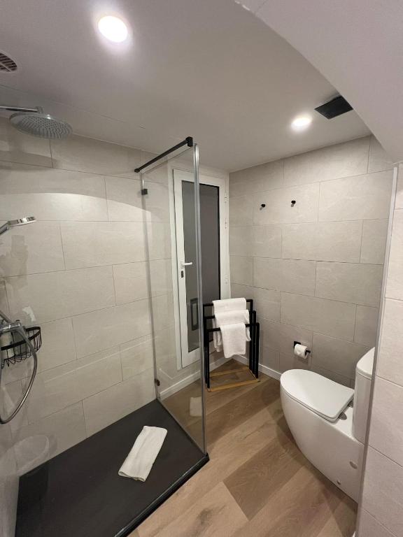 Koupelna v ubytování Calendula Hotel & Apartaments