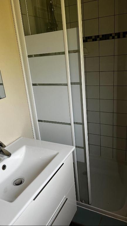 Koupelna v ubytování le chalet de Lola