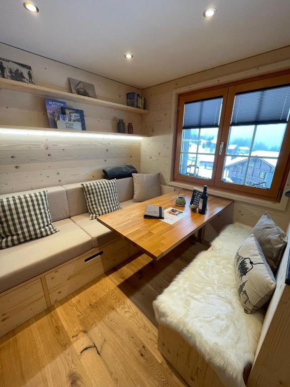 Un lugar para sentarse en Chalet La Montanara