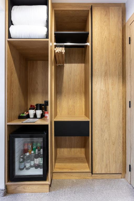 Kuchyň nebo kuchyňský kout v ubytování AMAR Design Hotel by HMG