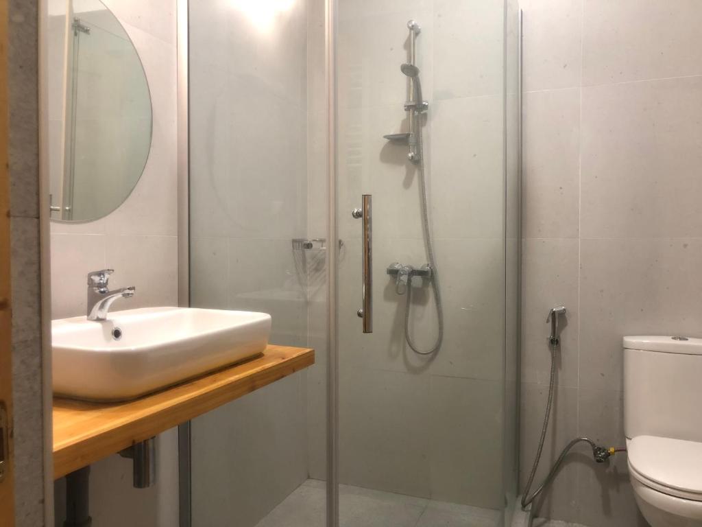 Koupelna v ubytování Lokokina Guesthouse