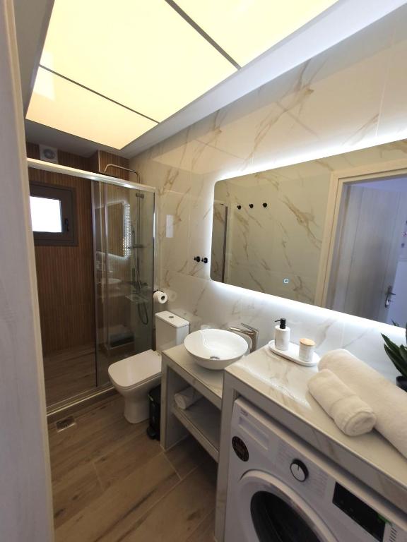 Koupelna v ubytování Casa di Bello