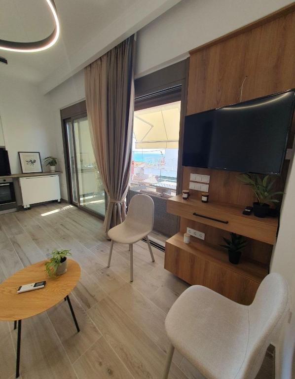 TV a/nebo společenská místnost v ubytování Casa di Bello
