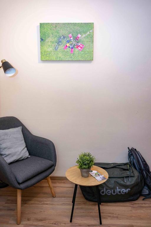 Posezení v ubytování Talstation Heumöderntal