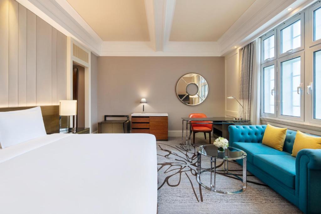 Posezení v ubytování Jin Jiang Hotel