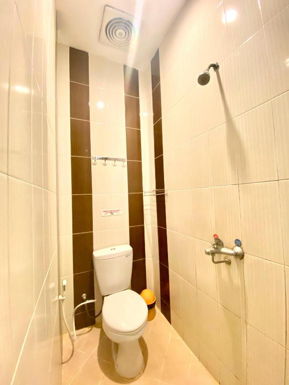 Koupelna v ubytování Cabin Hotel Bhayangkara