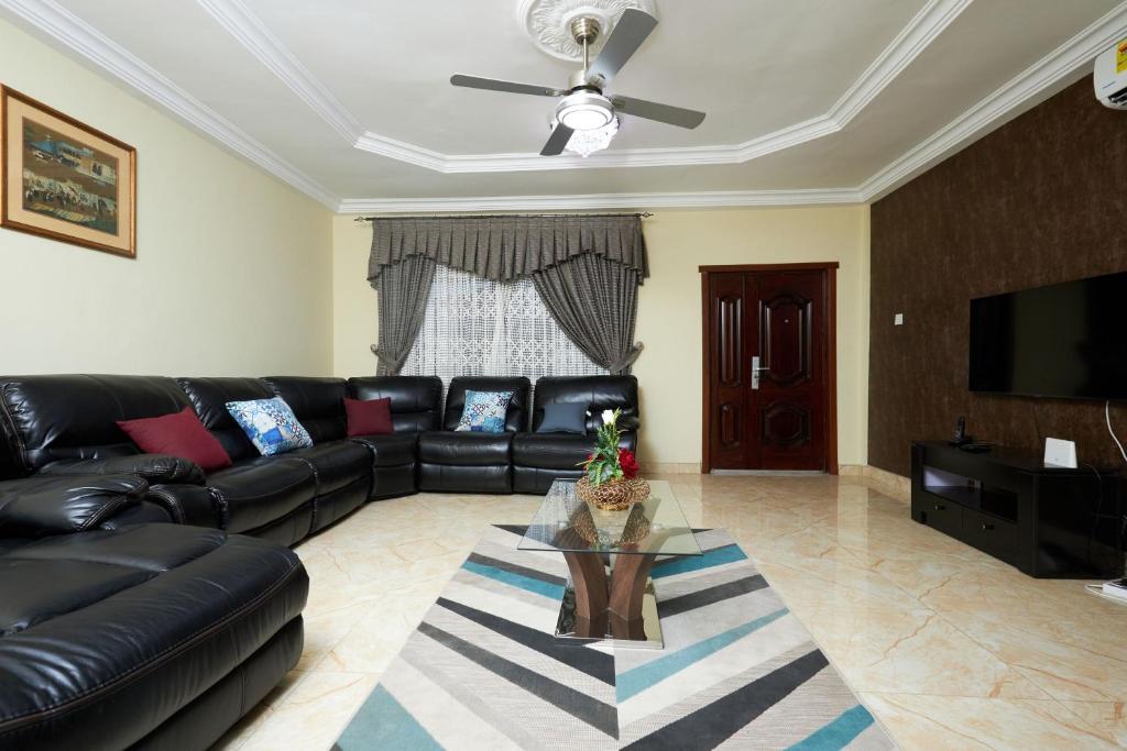 Posezení v ubytování Paradise Castles