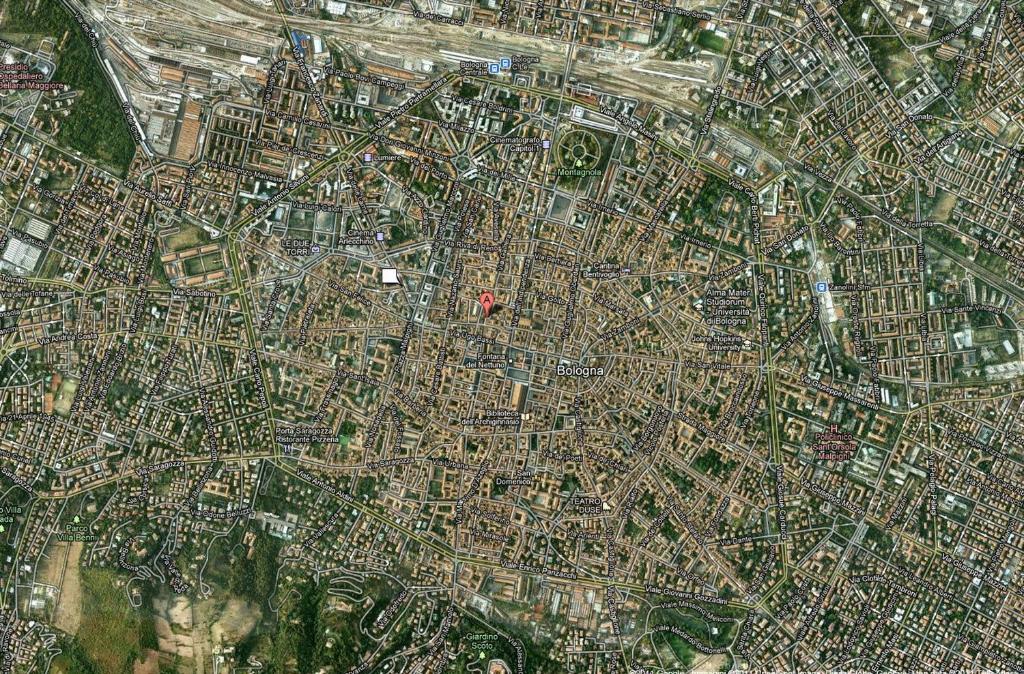 A general view of Bologna or a view of the city taken from a hosteleket