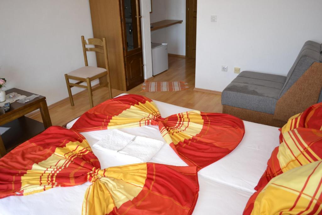 Postel nebo postele na pokoji v ubytování Guest House Morski val