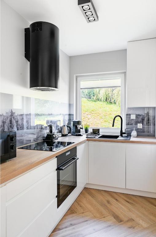 Cucina o angolo cottura di Apartament Stacja Wisła