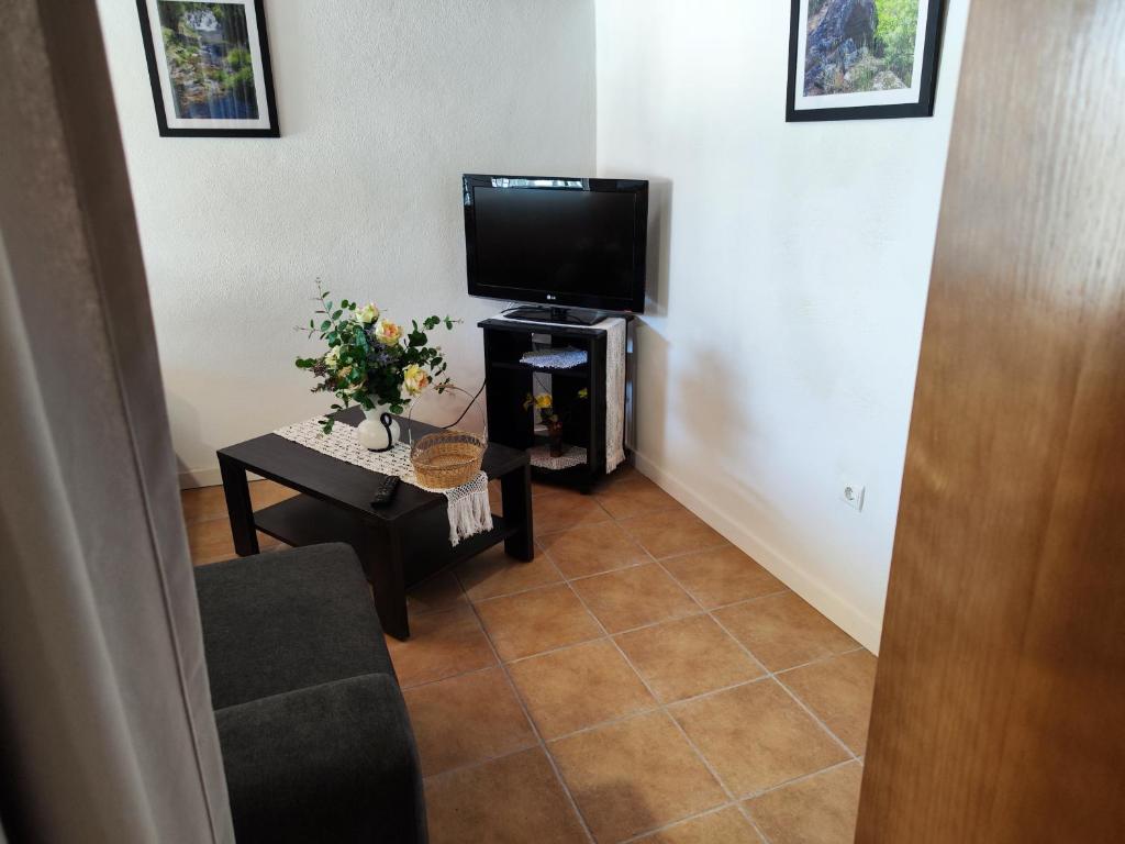 TV a/nebo společenská místnost v ubytování A Casa dos Avós
