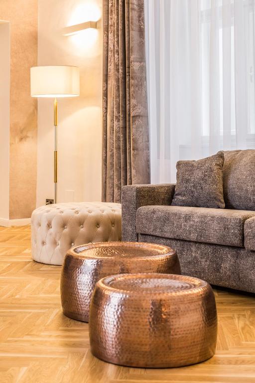 Posezení v ubytování Designer Boutique Apartments Graz Trauttmansdorffgasse